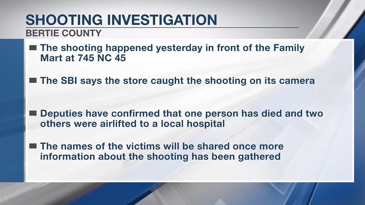 11AM: UPDATE: One dead, two airlifted after Bertie County shooting ...