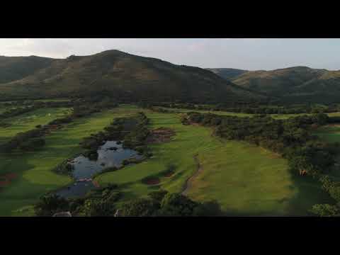 The 18th hole of The Lost City Golf Course at Sun City