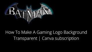 How To Make A Logo Transparent Background 2021 | Canva Subscription