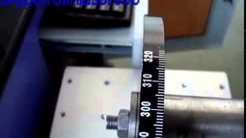 fiber laser marking machine with rotary system marking metal ruler