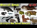 LiL Critters Mod Animal Showcase Update | A ZAWA Mod Addon Minecraft Animals Ep214