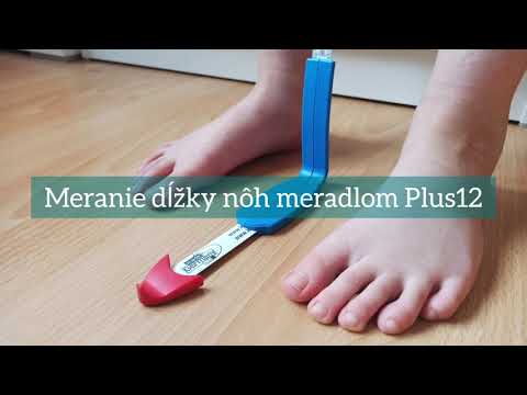 Meranie dĺžky nôh meradlom Plus12