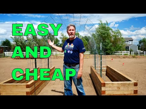 Video: DIY hagebue for klatreplanter. Produksjon, installasjon
