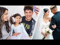 3 Year Old Daughter REACTS To Our WEDDING VIDEO.. EMOTIONAL 😢