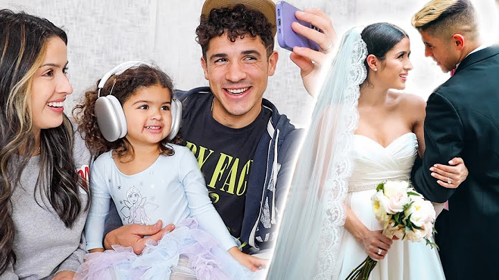 3 Year Old Daughter REACTS To Our WEDDING VIDEO.. EMOTIONAL 😢