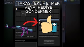 Steam Takas İsteği Veya Hediye Göndermek