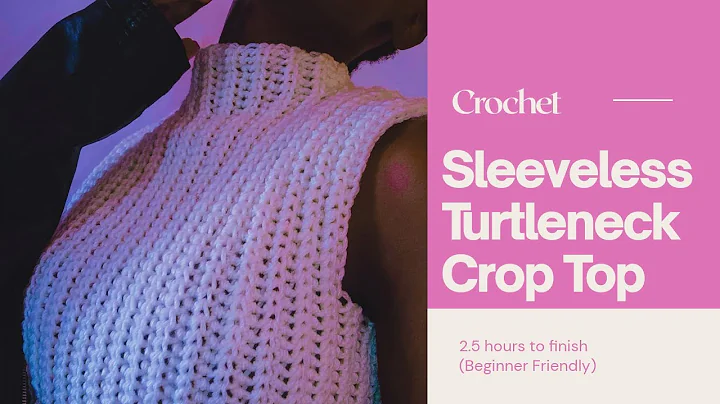 Quick and Easy Crochet Turtleneck Top