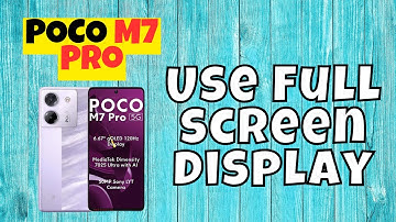 Use Full screen display || Full screen display setting || How to use full screen option POCO M7 Pro