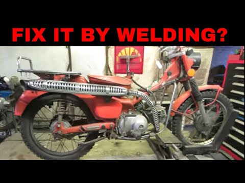 pt-2,-honda-trail-90-sitting-37-years,-fixing-the-rotted-exhaust-for-free.