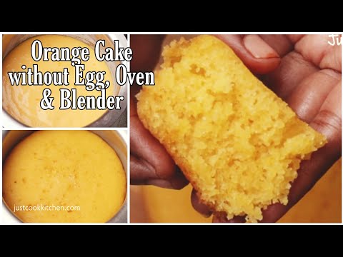 Orange Cake Without Egg and Oven