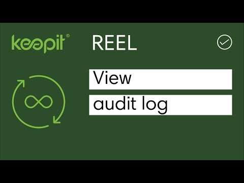 How to View the Audit Log