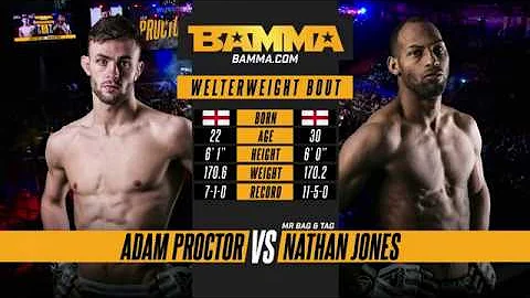 BAMMA 33: Adam Proctor vs Nathan Jones