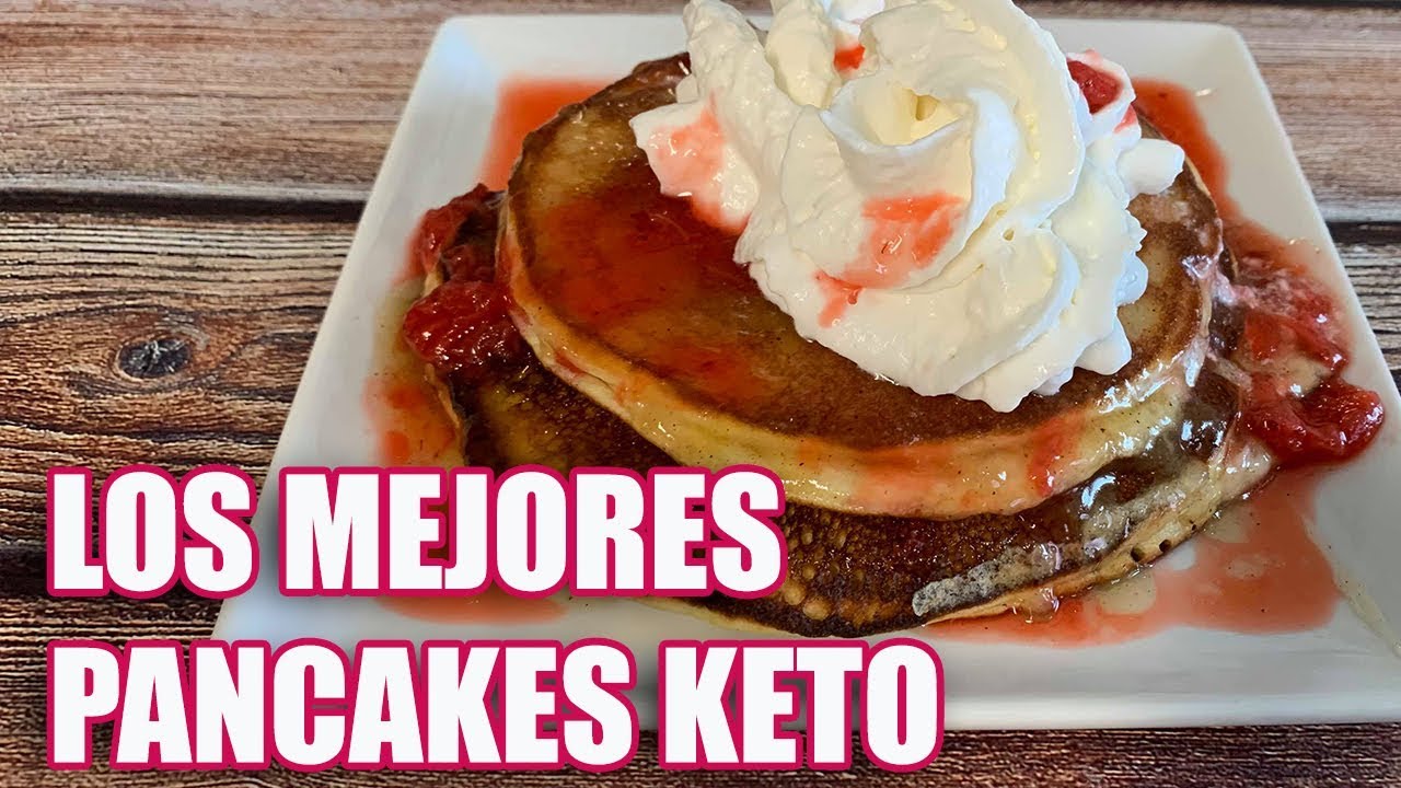 Recetas Keto Pancakes KETO, Desayuno KETO para bajar de peso! YouTube