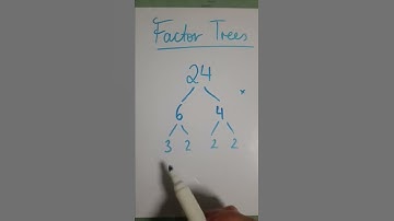 Factor trees #maths #shorts #mathematics #mathshort #mathsshorts #factors #factortree #primefactors