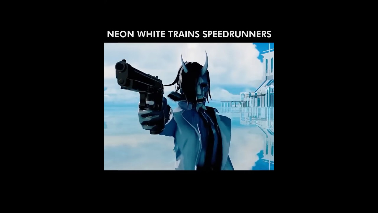 Neon White teaches players how to speedrun