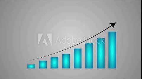 business graph growing | arrow growing up | linear line business graph growing with a curved arrow