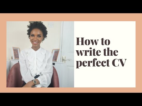 how-to-write-the-perfect-#cv-/-#resume-2020
