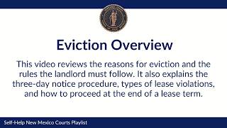 Eviction Overview with English Subtitles