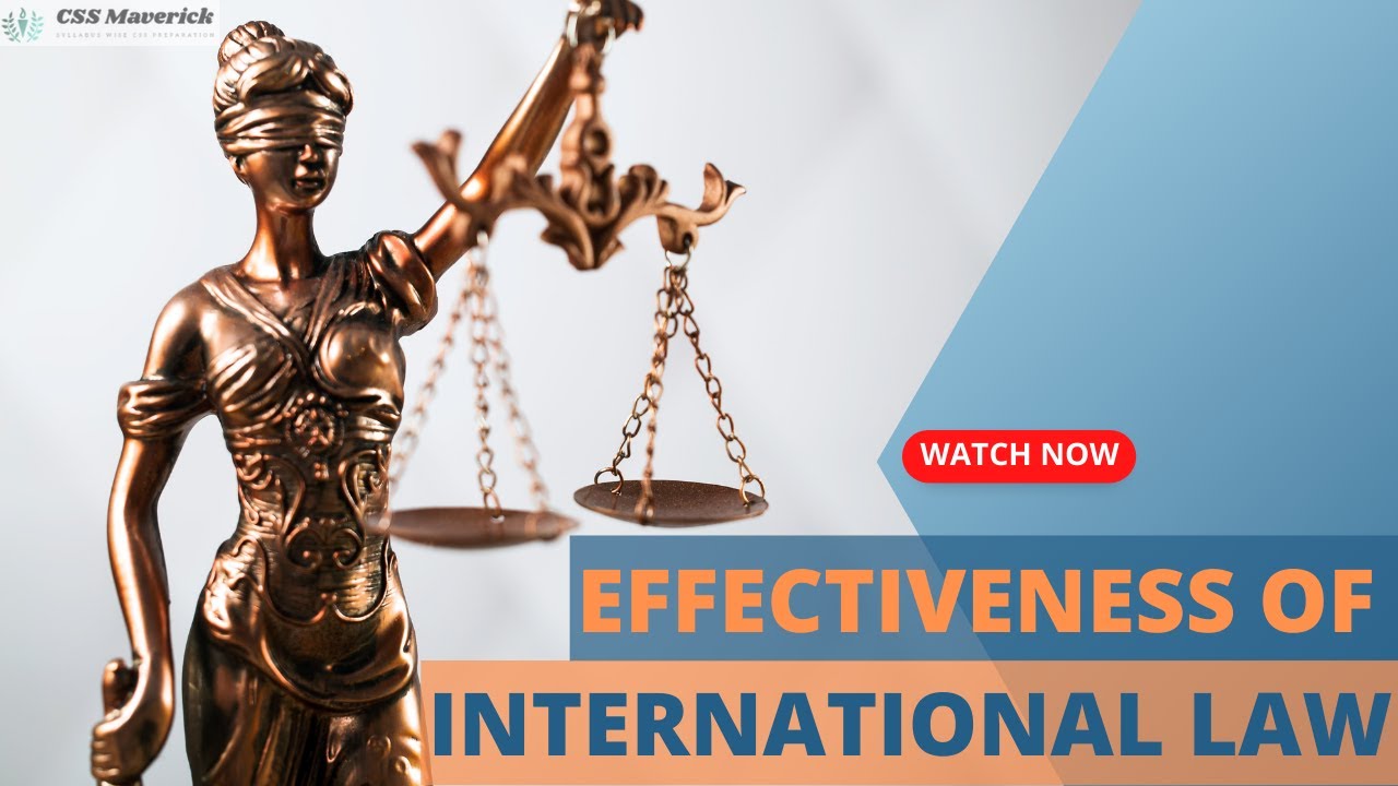 effectiveness of international law essay