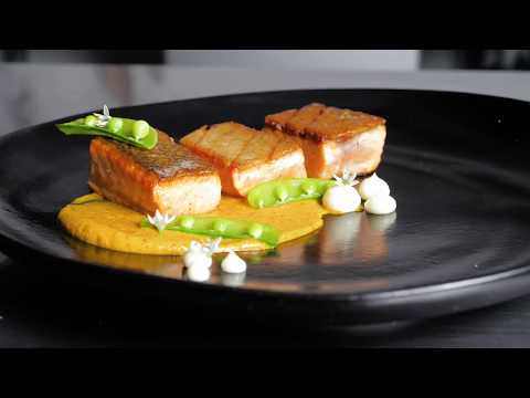 Test Kitchen: Steelhead Trout, Romesco, Aioli, and Snap Peas