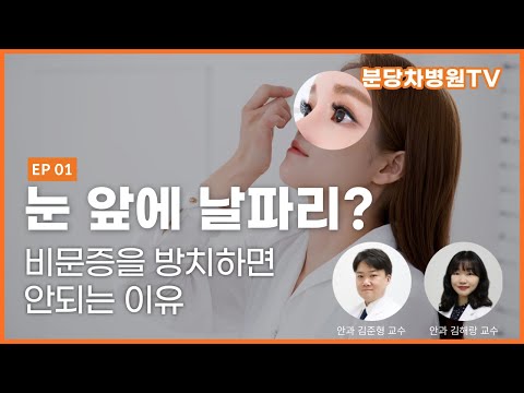   눈 앞에 날파리가 보인다면 비문증 방치하면 안되는 이유