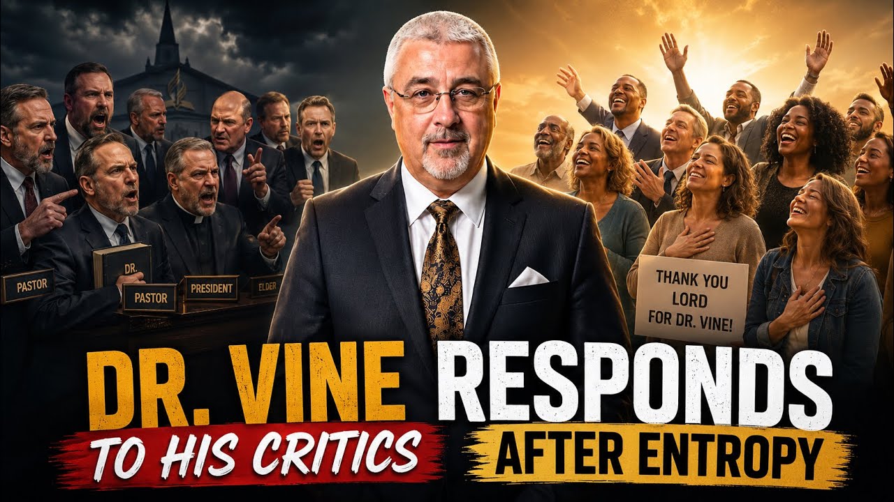 The Entropy Sermon Controversy Dr Conrad Vine Speaks Out. @ConradVine