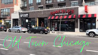 [4K]  Chicago Walking Tour 2024  Old Town Chicago  Chicago, Illinois Walking Video