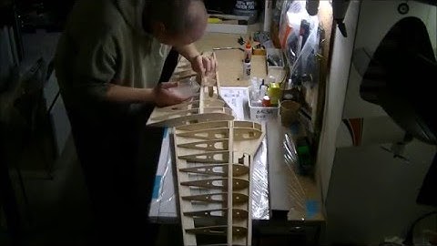 P-51 Mustang rc build of great planes kit part2 wing ep9