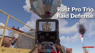 Rust Raid Defense Trio vs 8 Player Team Finale - Trausi with Oilrats and Deathwingua Part 2