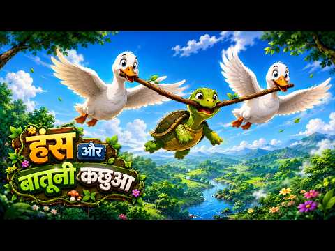 हंस और कछुआ | Panchatantra Story in Hindi | Moral Story for Kids