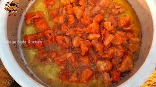 Chilli Chicken | How to Make Chilli Chicken | Chili Chicken Dry | Village Food