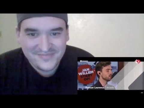 Sloth Reacts Eurovision 2019 Netherlands Duncan Laurence "Arcade" LIVE REACTION