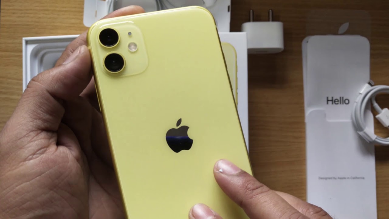 Iphone 11 (Yellow) - What is Inside Package?