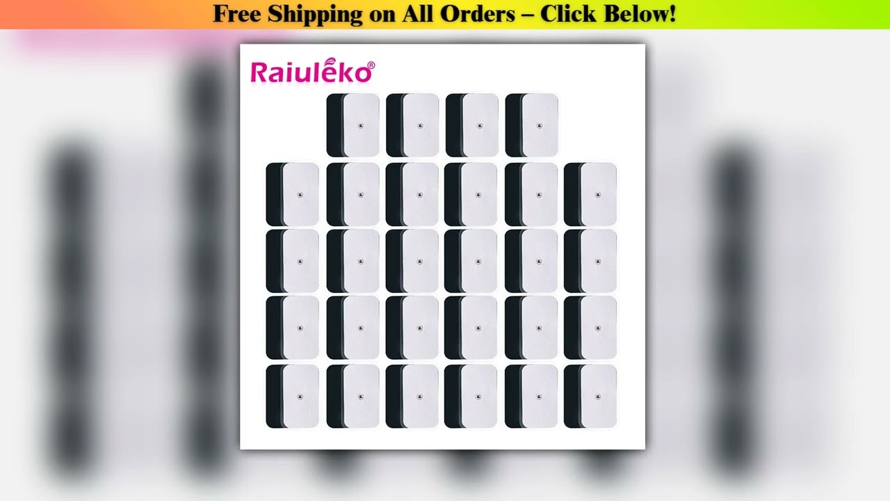 50/30/20pcs Self Adhesive Replacement Tens Electrode Pads Massage Square 5*9 Cm Muscle Stimulator