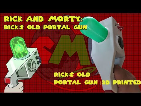 Rick and Morty | Rick's portal gun | 3dprinted