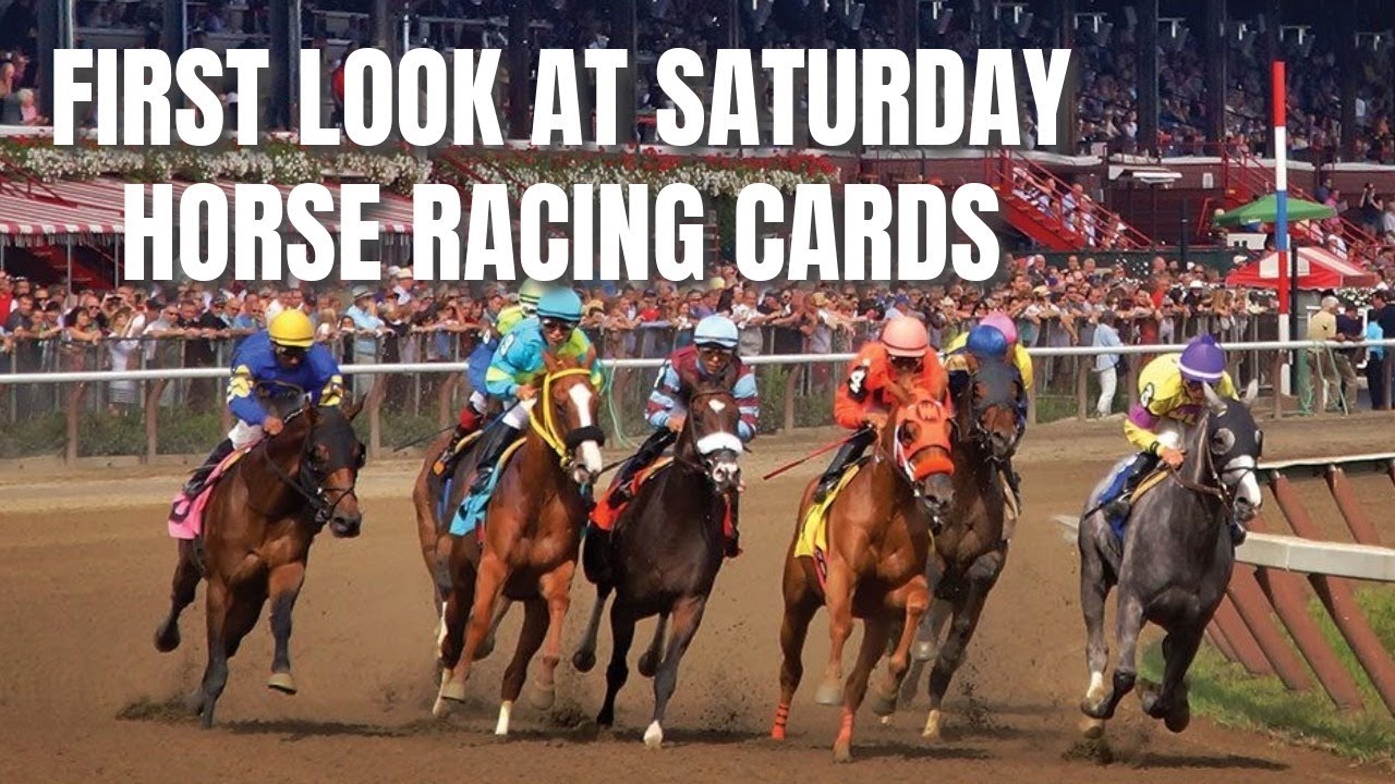 First look at saturday horse racing cards youtube
