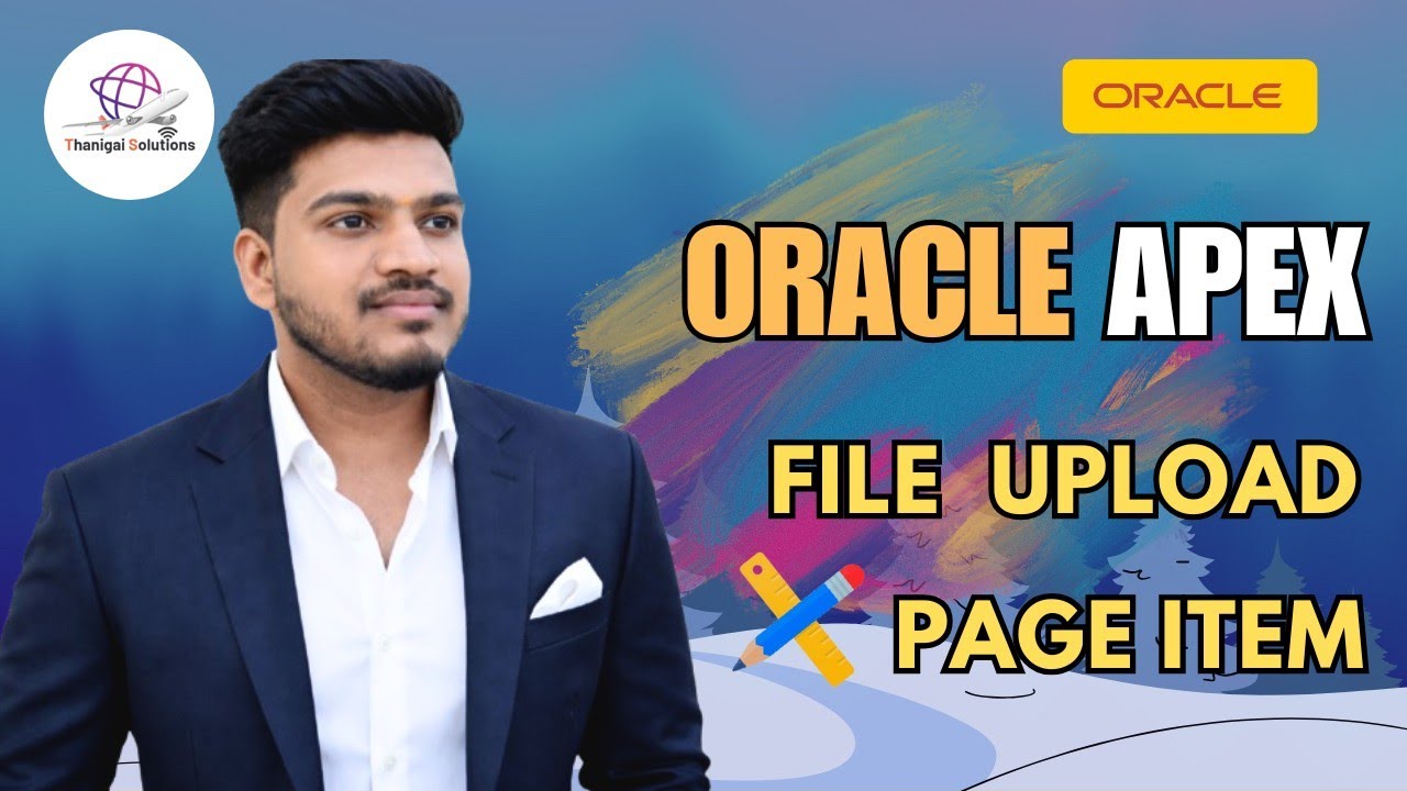 📑 How to upload Files in Oracle APEX | File Upload | Page Item | 