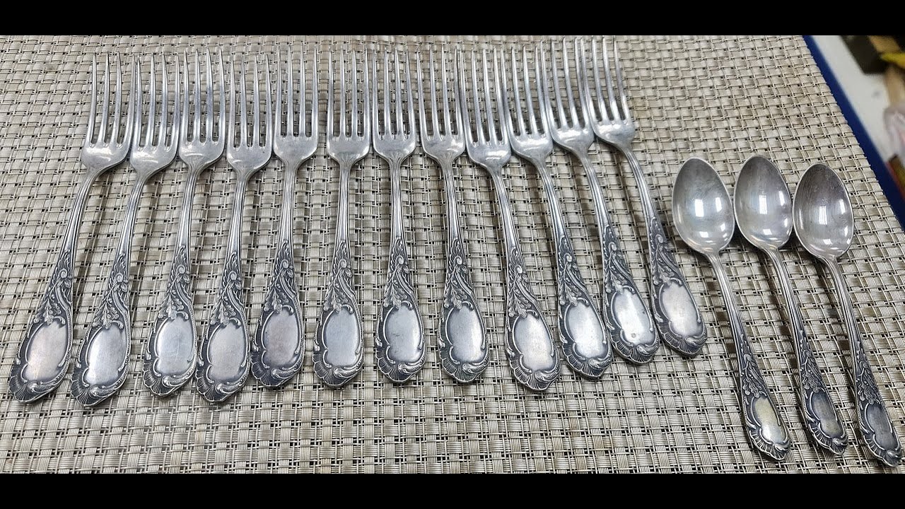 СССР серебряные вилки дессертные и чайные ложки 875 проба - Киев ...