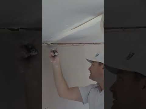 Learn how to paper tape your drywall joints in a minute video