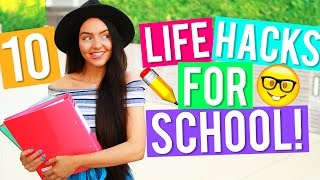 Back to school life hacks for 2016! including study tips, easy and diy
you need try! in this video i have included 10 hack...