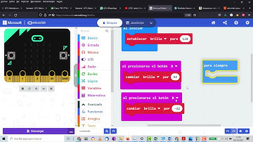 UD2 Programación microbit Cambiar brillo TIC 2 Bachillerato IES Monterroso