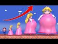 Princesse peach super size  lvolution de peach ronde