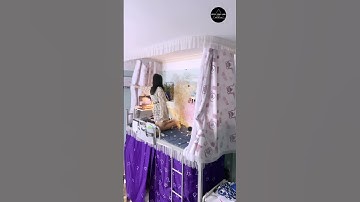 Nếu đã ở ký túc xá thì rèm cho giường tầng là một món đồ mà bạn  nên đồng hành￼. #decorcunglinh