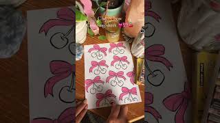 Famous Free printable cherry bow coloring sheet 🎀🍒💕#coloringbook #coloringpages #cozyhobby Profile