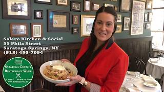 2019 Saratoga County Restaurant Week Solevo Kitchen Social