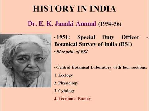 History of Ethnobotany - B.Sc. II Year