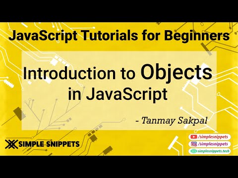 18 - Introduction to Objects in JavaScript (Part - 1) | JavaScript Programming for Beginners
