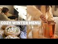 Beautifiul winter foods