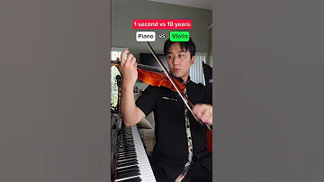 1 second Vs 10 years playing violin