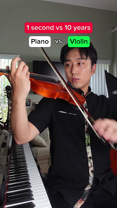 1 second Vs 10 years playing violin